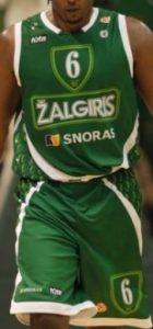 Basketball Club Žalgiris Kaunas 2007 – 2008 home kit