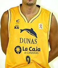 Baloncesto Dunas Gran Canaria 2006 – 2007 home jersey