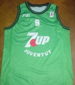 7UP Joventut Badalona 1994 – 1995 home jersey