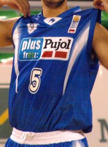 PLUS PUJOL Lleida básquet 2008 – 2009 home jersey