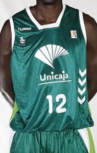 UNICAJA Malaga 2008 – 2009 home jersey