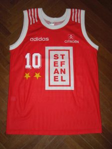 STEFANEL Milano 1995 – 1996 home jersey