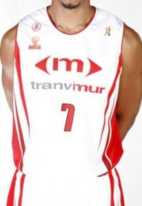 Club Baloncesto Murcia 2008 – 2009 home jersey