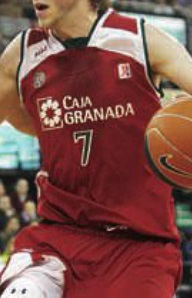 Baloncesto Caja Granada 2009-2010 home jersey