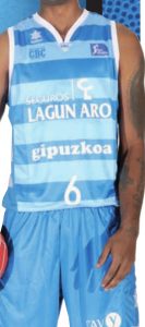 Lagun Aro Gipuzkoa Basket 2012-2013 home jersey