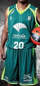 UNICAJA Malaga 2010-2011 home kit