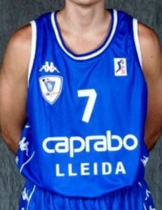 Caprabo Lleida básquet 2001-2002 home jersey