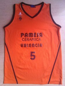 Pamesa Valencia Basket 2006-2007 home jersey