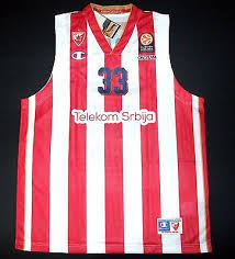 Red star Belgrade 2015-2016 home jersey