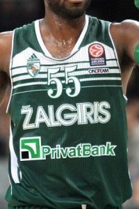 Žalgiris Kaunas 2013-14 home jersey