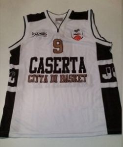 JuveCaserta Basket 2014 – 2015 home jersey
