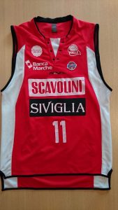 Victoria Libertas Pesaro 2010 – 2011 away jersey Scavolini