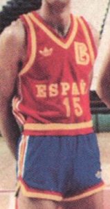 Spain 1986 – 1987 Home kit Eurobasket 87