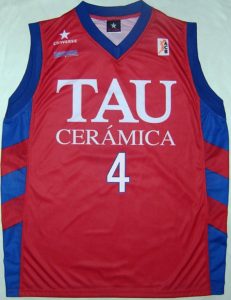 TAU Baskonia Vitoria 2005 – 2006 away kit Prague final four jersey