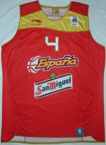 Spain home kit eurobasket 2009