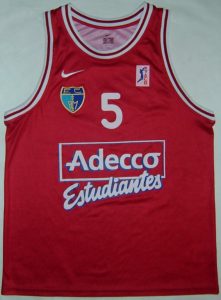 Adecco Estudiantes 2000 – 2001 away kit