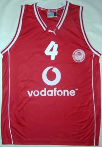 Olympiacos B.C. 2005 – 2006 home jersey