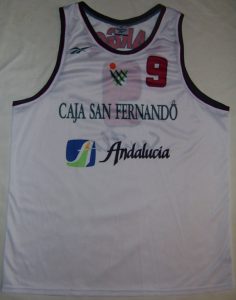 Caja San Fernando Sevilla Baloncesto 1999 – 2000 away kit