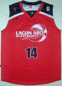 Lagun Aro Bilbao Basket 2004 -05 away jersey