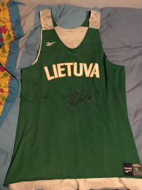 Lithuania 1994 – 1995 reversible training shirt