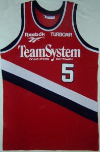 Rimini Crabs basket 1994 – 1995 Home kit