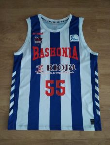 Baskonia Vitoria 2016-17 special edition Alavés colours jersey