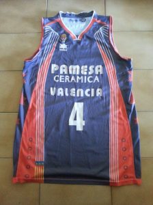 PAMESA Valencia Basket 2008 – 2009 away grey kit