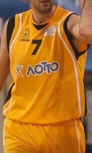 Aris Thessaloniki Basketball 2011-12 home kit