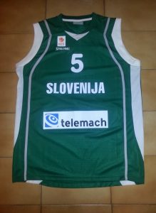 Slovenia Home kit eurobasket 2011