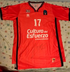 Valencia Basket Club warmup shirt