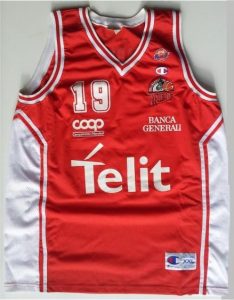 Telit Trieste pallacanestro 2000 – 01 away jersey