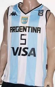 Argentina 2014 FIBA world cup home kit