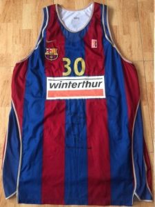 Barcelona 2002-03 Home jersey. european champions