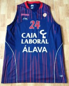 Caja Laboral Vitoria 2010 -11 away kit