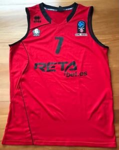 Retabet Bilbao Basket 2017 -18 red jersey