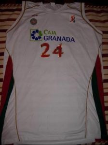 Baloncesto Caja Granada 2007 -08 away jersey