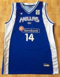 Greece 2007 eurobasket first jersey