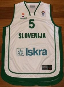 Slovenia 2008-09 away jersey