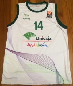 Unicaja Malaga 2015 -16 away kit