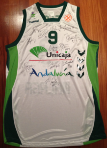 Unicaja Malaga 2008 -09 away kit