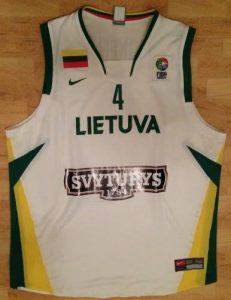 Lithuania 2006 -07 away jersey