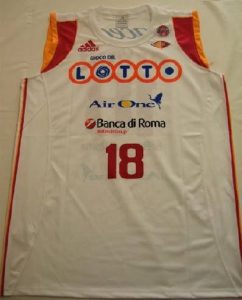 Lottomatica Roma 2007 -08 Home jersey