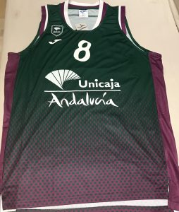 Unicaja Malaga 2019 -20 Home jersey  Eurocup version