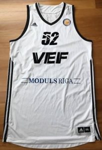 VEF Riga 2015 -16 away jersey