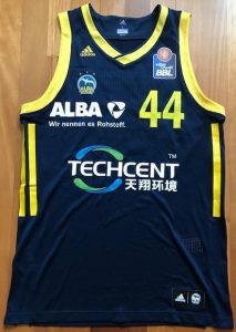 Alba Berlin 2018 -19 away jersey