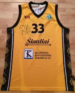 Šiauliai 2015 -16 Home jersey