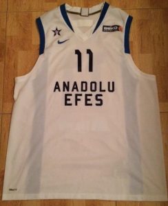 Anadolu Efes 2011 -12 euroleague alternate jersey