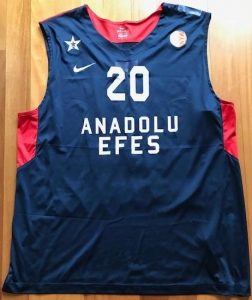 Anadolu Efes 2012 -13 euroleague alternate jersey