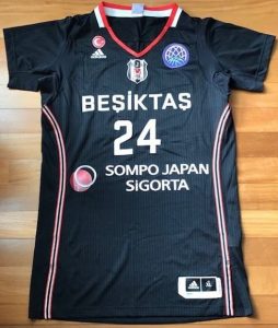 Sompo Japan Besiktas 2018 -19 short sleeve alternate jersey