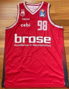 Brose Bamberg 2018 -19 away jersey